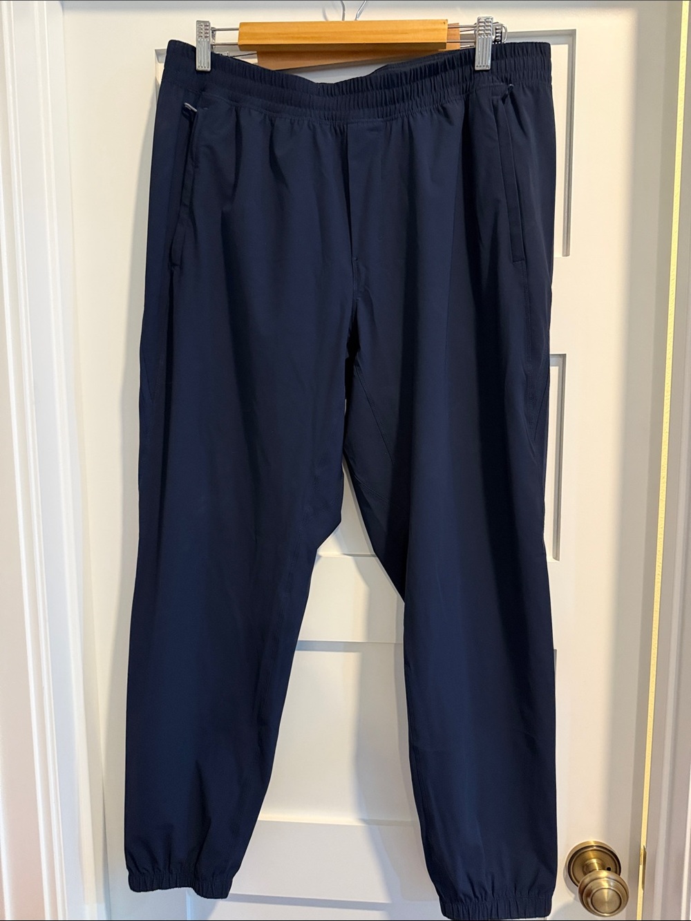 lululemon athletica Navy Elastic-Waist Joggers